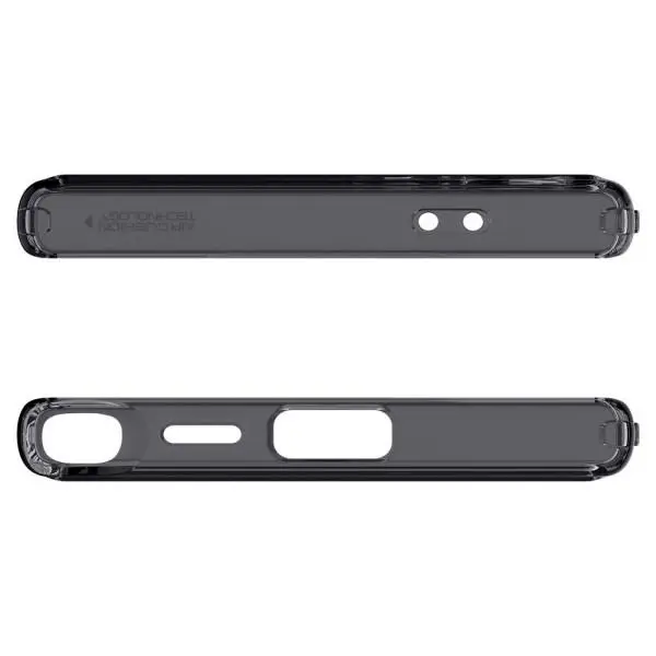Etui Spigen Ultra Hybrid ACS07293 do Galaxy S24 Ultra Przezroczysty-Czarny
