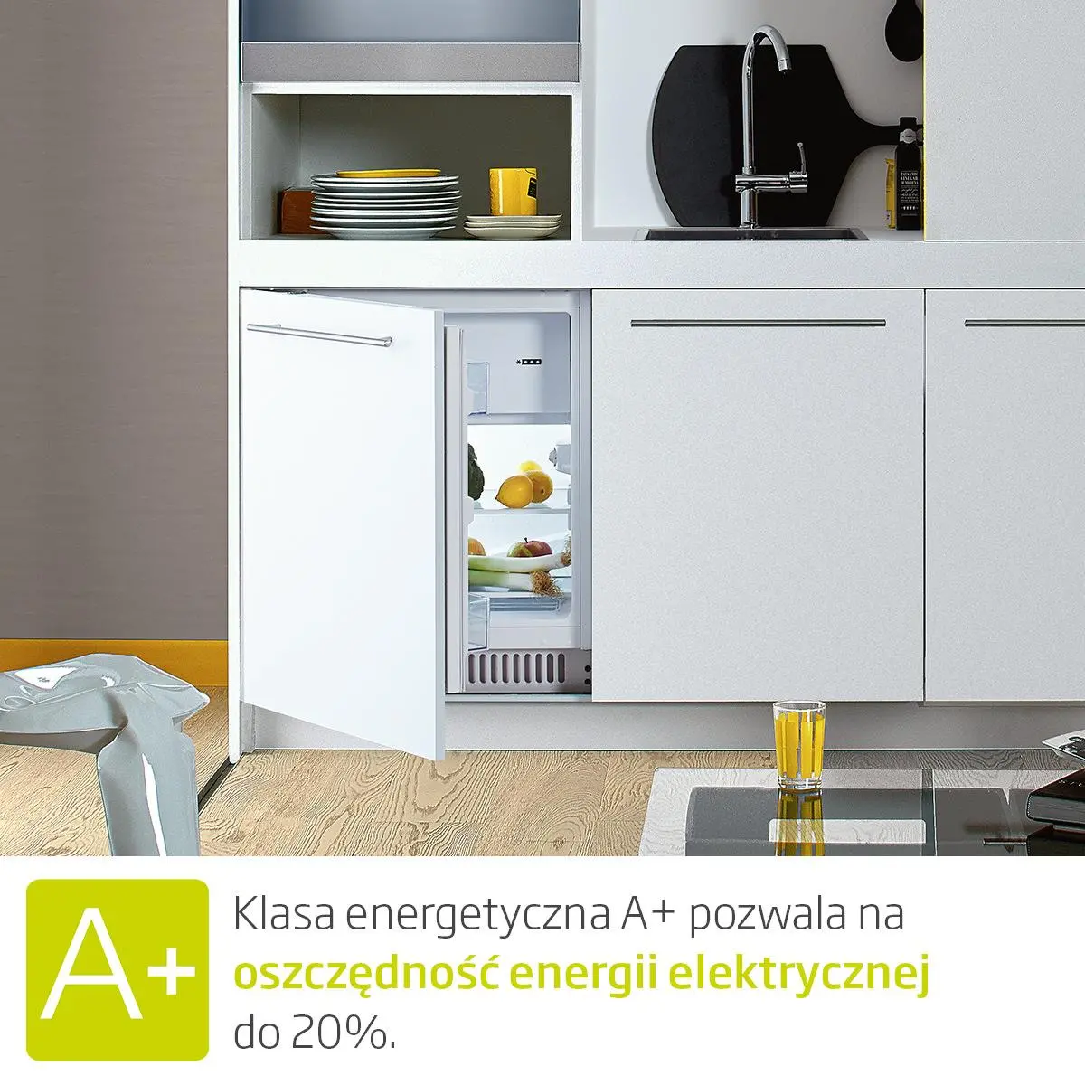 Lodówka Amica UM130.3(E) 81,8cm