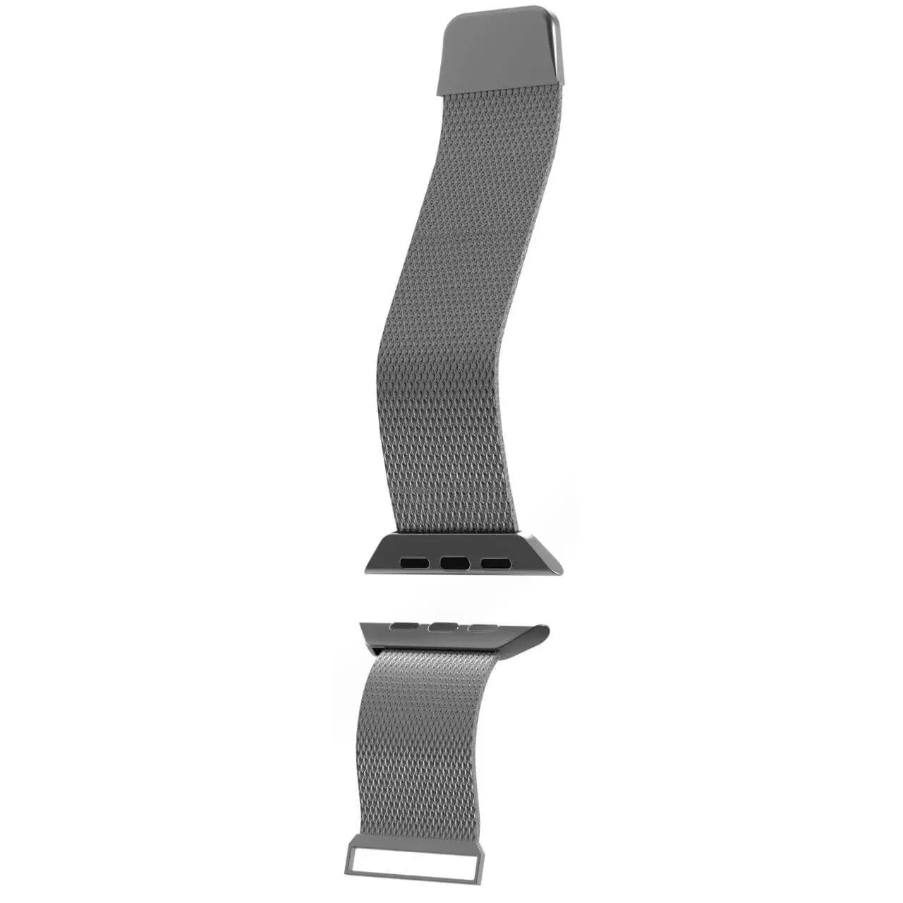 Bransoleta Puro MILANESE Watch 38-40-41mm Srebrny