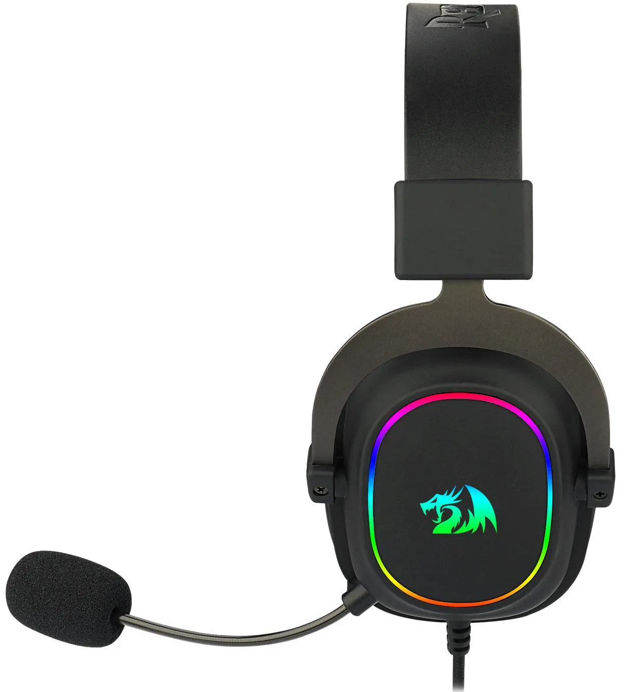 Słuchawki przewodowe z mikrofonem Redragon H510 Zeus-X RGB Nauszne Czarny