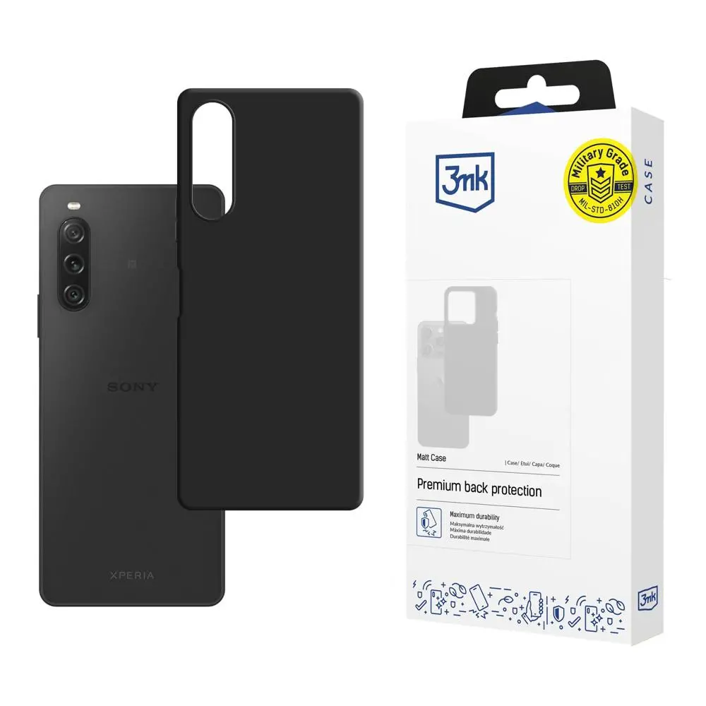 Etui 3mk Matt Case do Sony Xperia 10 V 5G Czarny