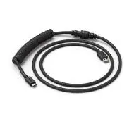Glorious PC Gaming Race Coil Cable Phantom Black USB-C - USB-A  (GLO-CBL-COIL-BLACK) Czarny