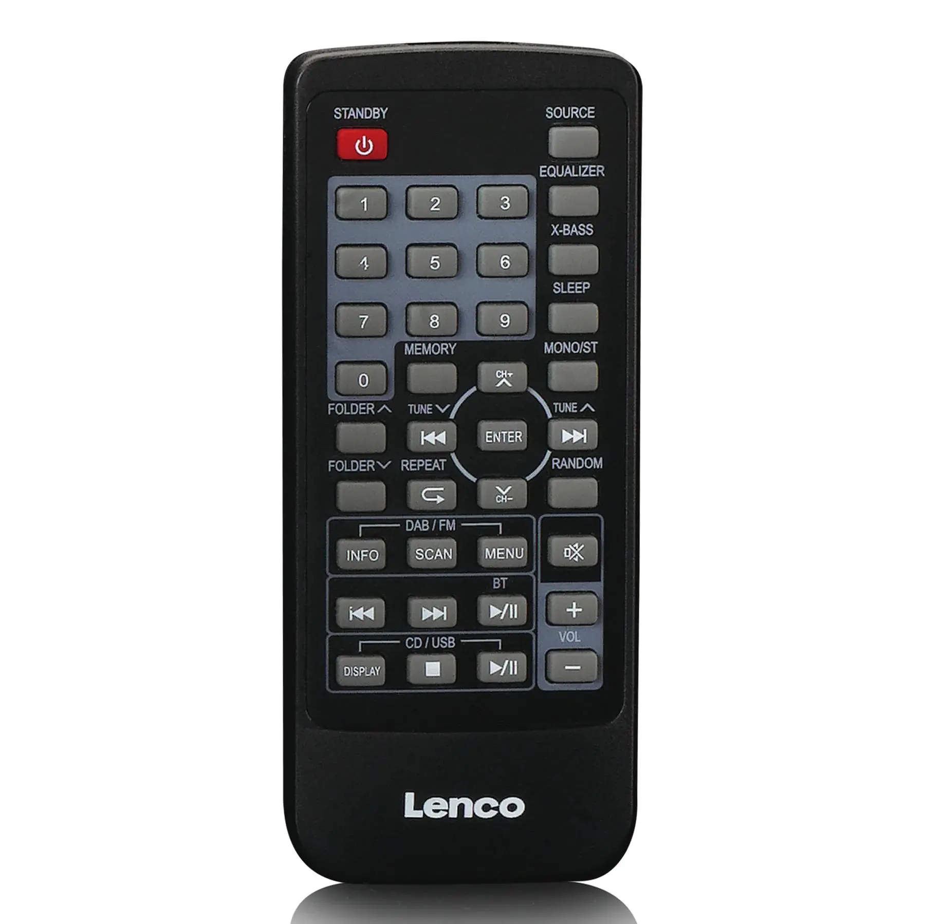 Radioodtwarzacz Lenco SCD-720SI Bluetooth Czarno-srebrny