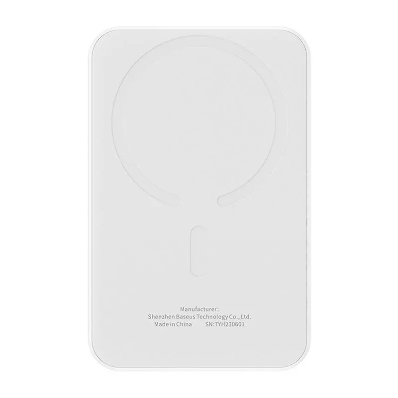Powerbank Baseus P10022107223-00 Magnetic Mini 5000mAh 20W Biały