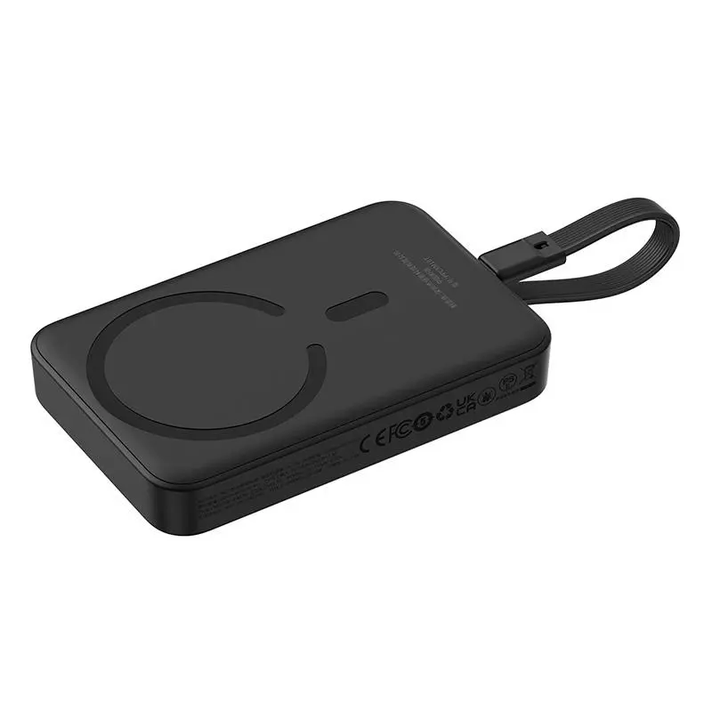 Powerbank Baseus P1002210B113-00 Magnetic Mini 10000mAh 30W MagSafe z kablem USB-C Czarny