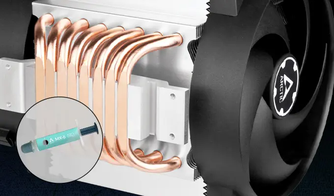 Chłodzenie Arctic Freezer 4U-M Czarny