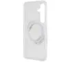 Etui Guess IML Flowers Wreath MagSafe do Samsung Galaxy S24 Przezroczysty