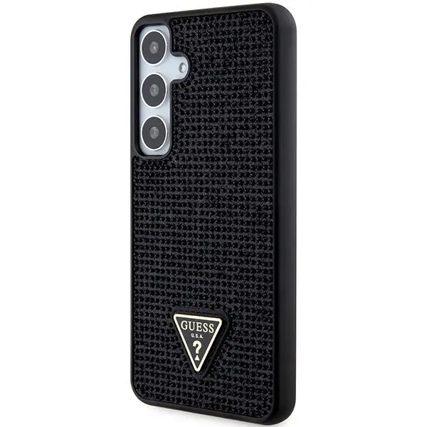 Etui Guess Rhinestone Triangle GUHCS24MHDGPPK do Samsung Galaxy S24+ Czarny