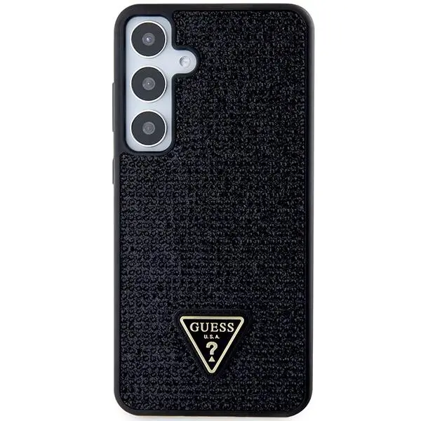 Etui Guess Rhinestone Triangle GUHCS24MHDGPPK do Samsung Galaxy S24+ Czarny