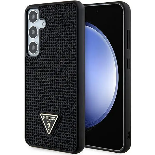 Etui Guess Rhinestone Triangle GUHCS24MHDGPPK do Samsung Galaxy S24+ Czarny