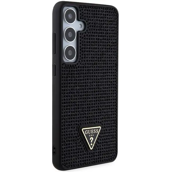Etui Guess Rhinestone Triangle GUHCS24MHDGPPK do Samsung Galaxy S24+ Czarny