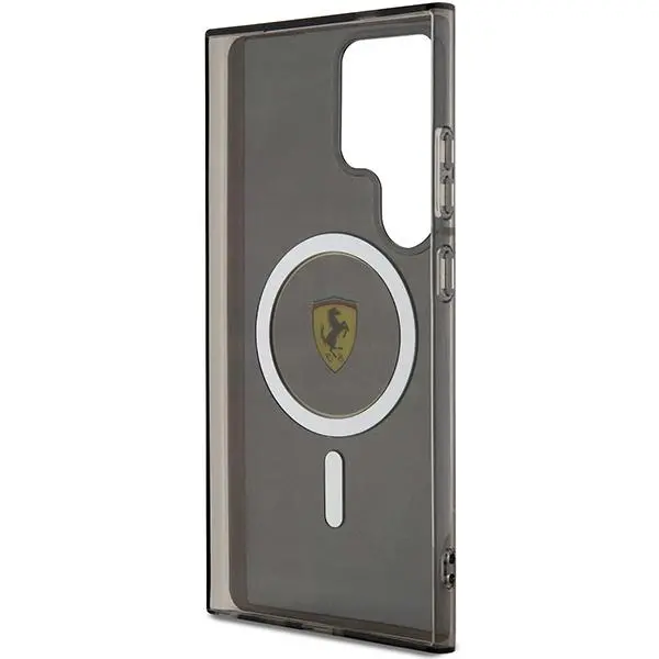 Etui Ferrari IML Transp Inner Circle Line MagSafe do Samsung Galaxy S24 Ultra Żółty