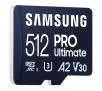 Karta pamięci Samsung PRO Ultimate 2023 microSD 512GB 200/130MB/s + czytnik