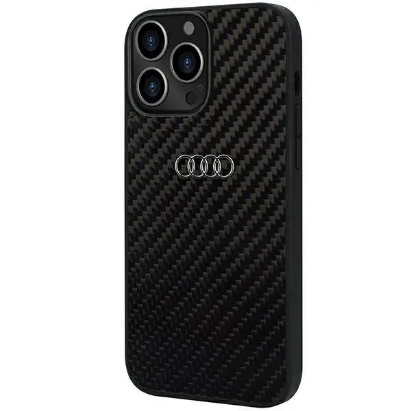 Etui AUDI Carbon fiber AU-TPUPCIP13PM-R8/D2-BK do iPhone 13 Pro Max Czarny