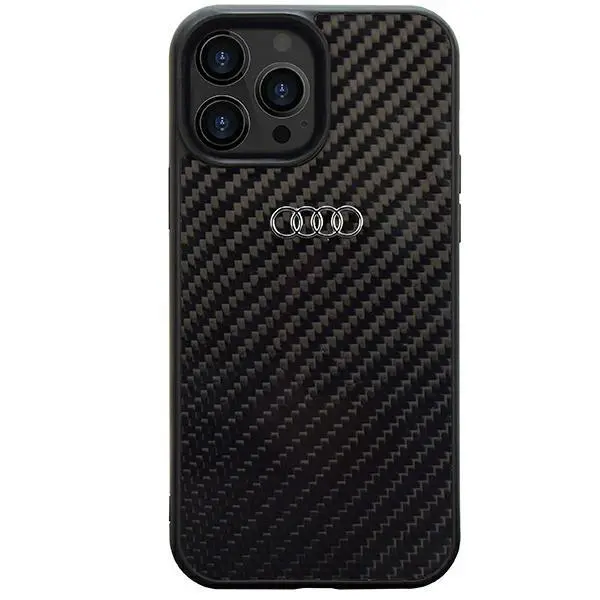 Etui AUDI Carbon fiber AU-TPUPCIP13PM-R8/D2-BK do iPhone 13 Pro Max Czarny