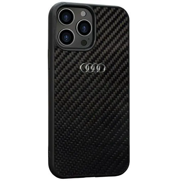 Etui AUDI Carbon fiber AU-TPUPCIP13PM-R8/D2-BK do iPhone 13 Pro Max Czarny