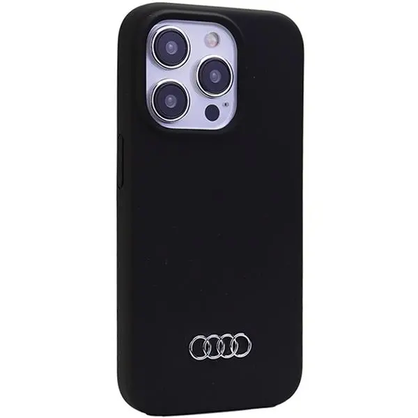 Etui AUDI Silicone Case AU-LSRIP15P-Q3/D1-BK do iPhone 15 Pro Czarny