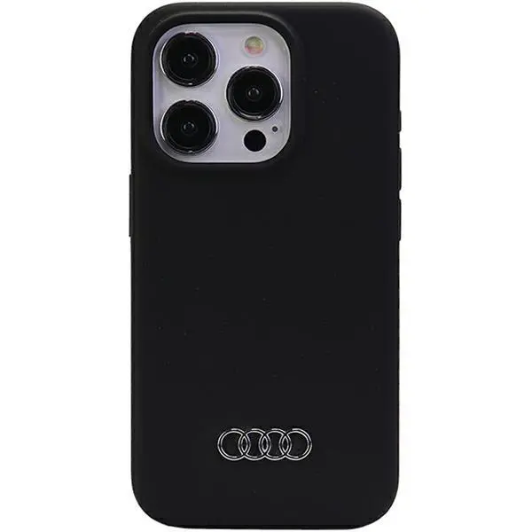 Etui AUDI Silicone Case AU-LSRIP15P-Q3/D1-BK do iPhone 15 Pro Czarny
