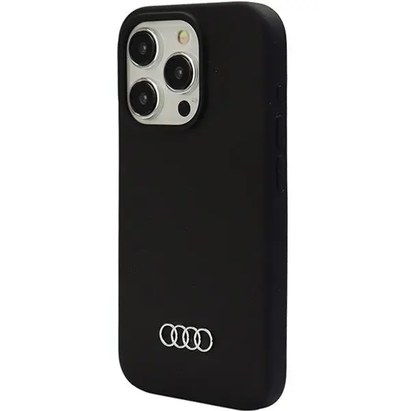 Etui AUDI Silicone Case AU-LSRIP15P-Q3/D1-BK do iPhone 15 Pro Czarny