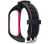 Beline do Mi Band 3/4 Sport Czarno-różowy