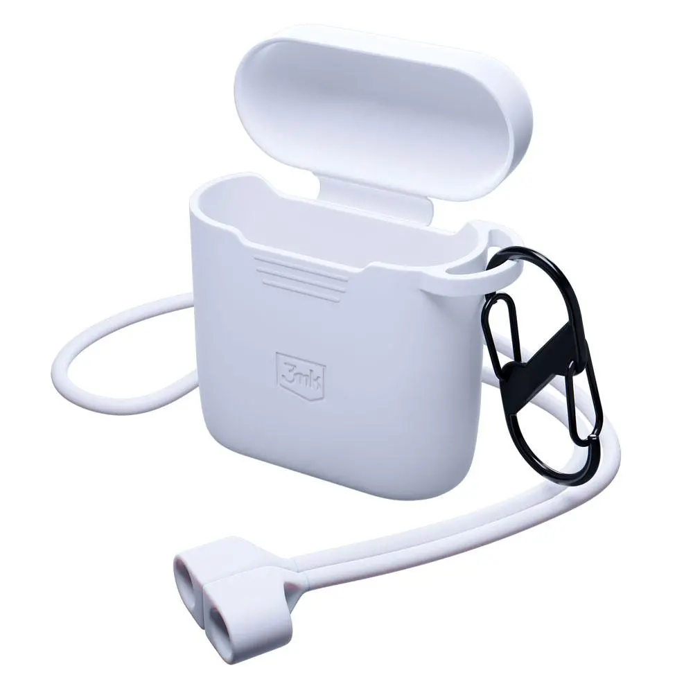 Etui na słuchawki 3mk Silicone Earphones Case do AirPods 2 Gen. Biały