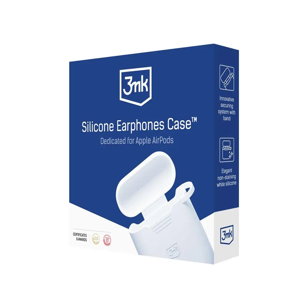 Etui na słuchawki 3mk Silicone Earphones Case do AirPods 2 Gen. Biały