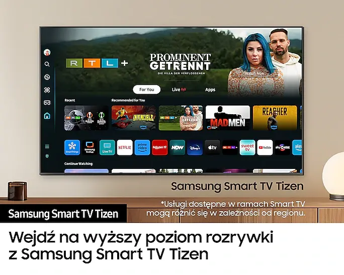 Telewizor Samsung Neo QLED QE65QN85DBT 65" QLED 4K Mini LED 120Hz Tizen Dolby Atmos HDMI 2.1 DVB-T2