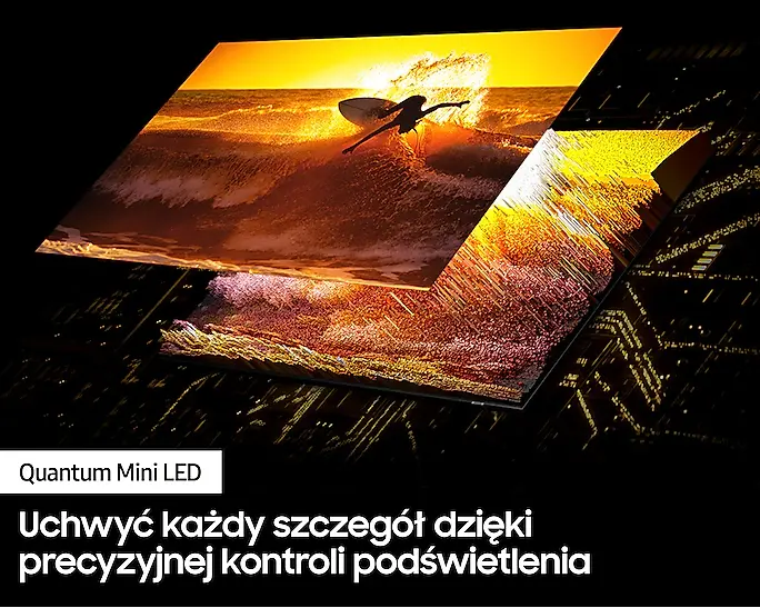 Telewizor Samsung Neo QLED QE65QN85DBT 65" QLED 4K Mini LED 120Hz Tizen Dolby Atmos HDMI 2.1 DVB-T2