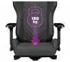 Fotel Yumisu 2050 Magnetic Materiał Biurowy do 150kg Tkanina Szaro-czerwony