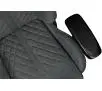 Fotel Yumisu 2050 Magnetic Materiał Biurowy do 150kg Tkanina Szaro-czerwony