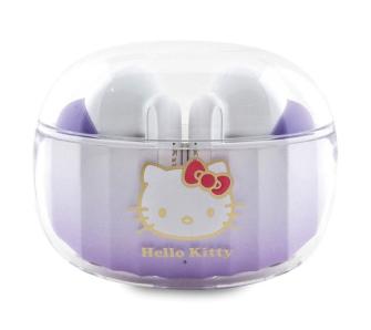 Słuchawki bezprzewodowe Hello Kitty True Wireless Kitty Head Logo Dokanałowe Bluetooth 5.3 Fioletowy