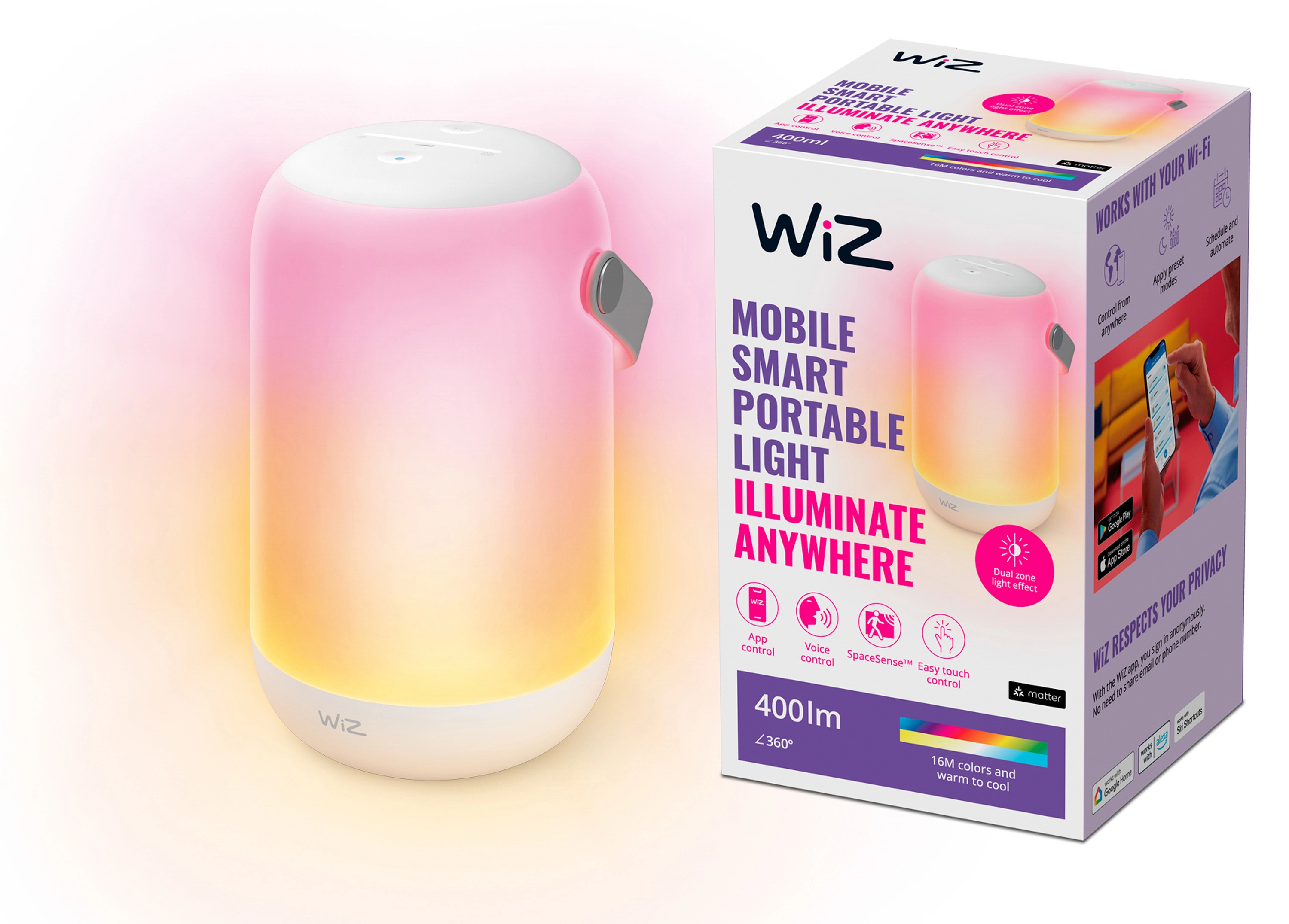 WiZ Wi-Fi 13.5W Biały