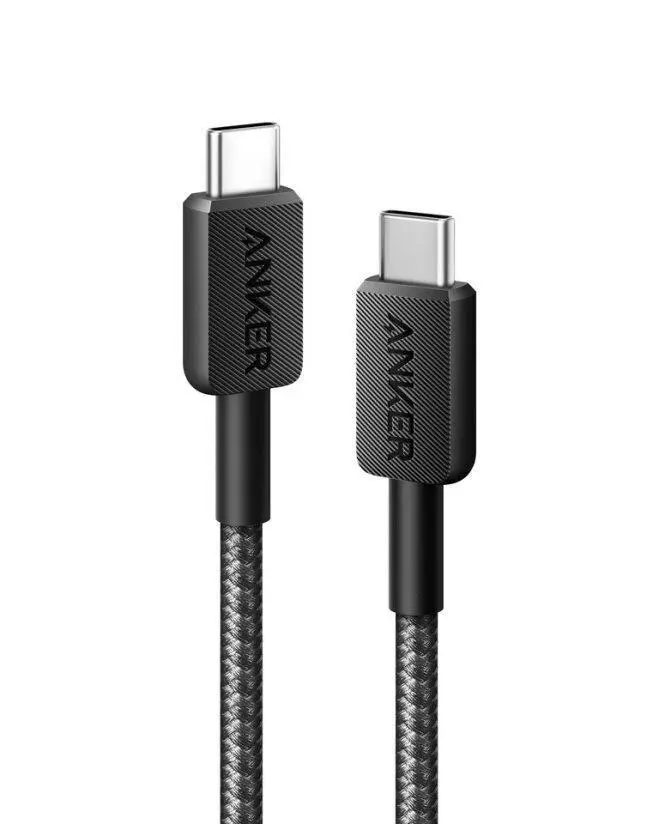 Kabel Anker 322 USB-C to USB-C 60W 1,8m Czarny