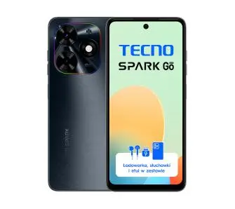 Smartfon Tecno SPARK Go 2024 4/128GB 6,56" 90Hz 13Mpix Czarny