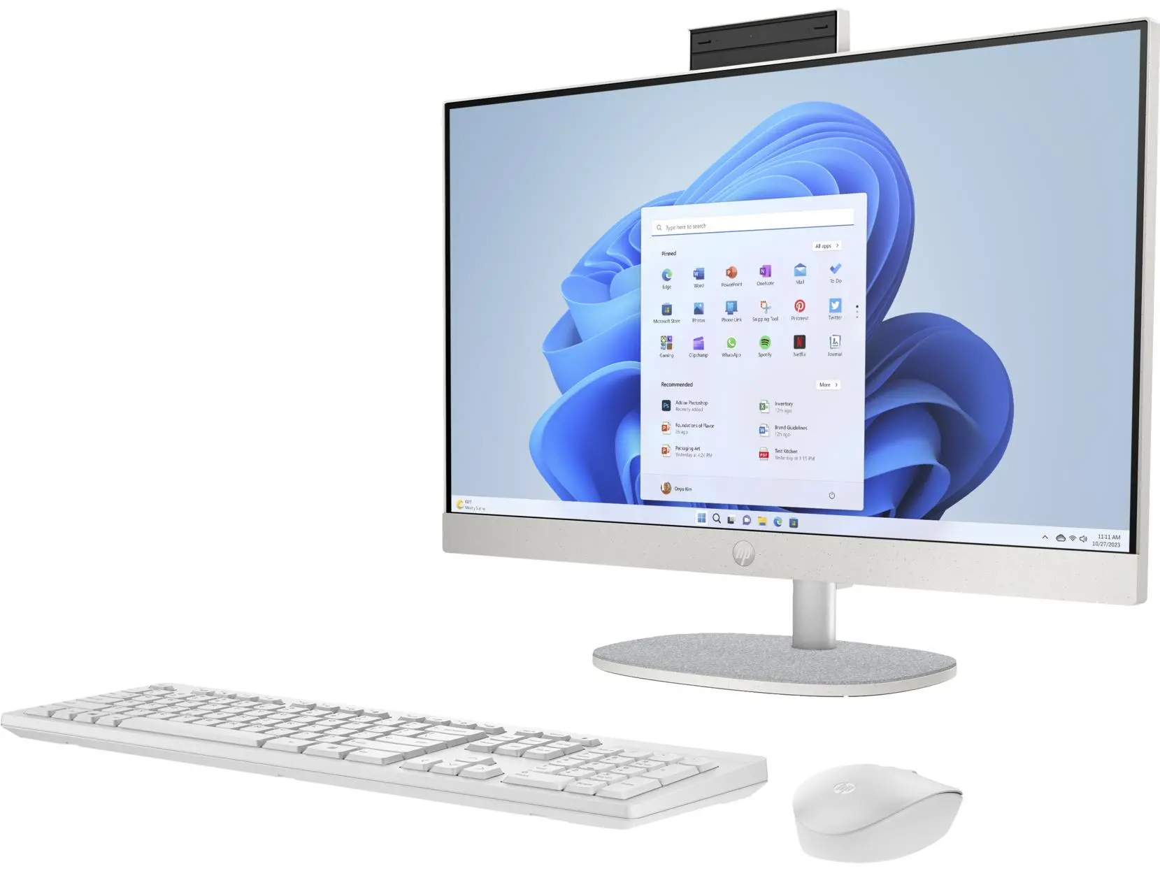 Komputer HP 24-cr0222nw i5-1335U 23,8" 16GB RAM 512GB Dysk SSD Win11 Biały