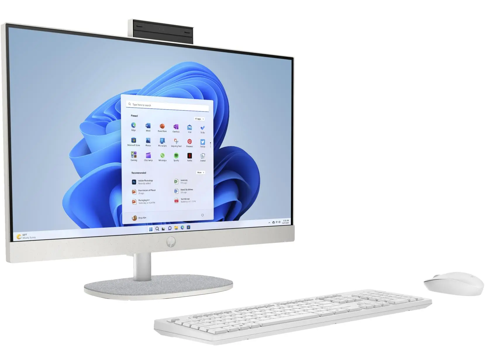 Komputer HP 24-cr0222nw i5-1335U 23,8" 16GB RAM 512GB Dysk SSD Win11 Biały