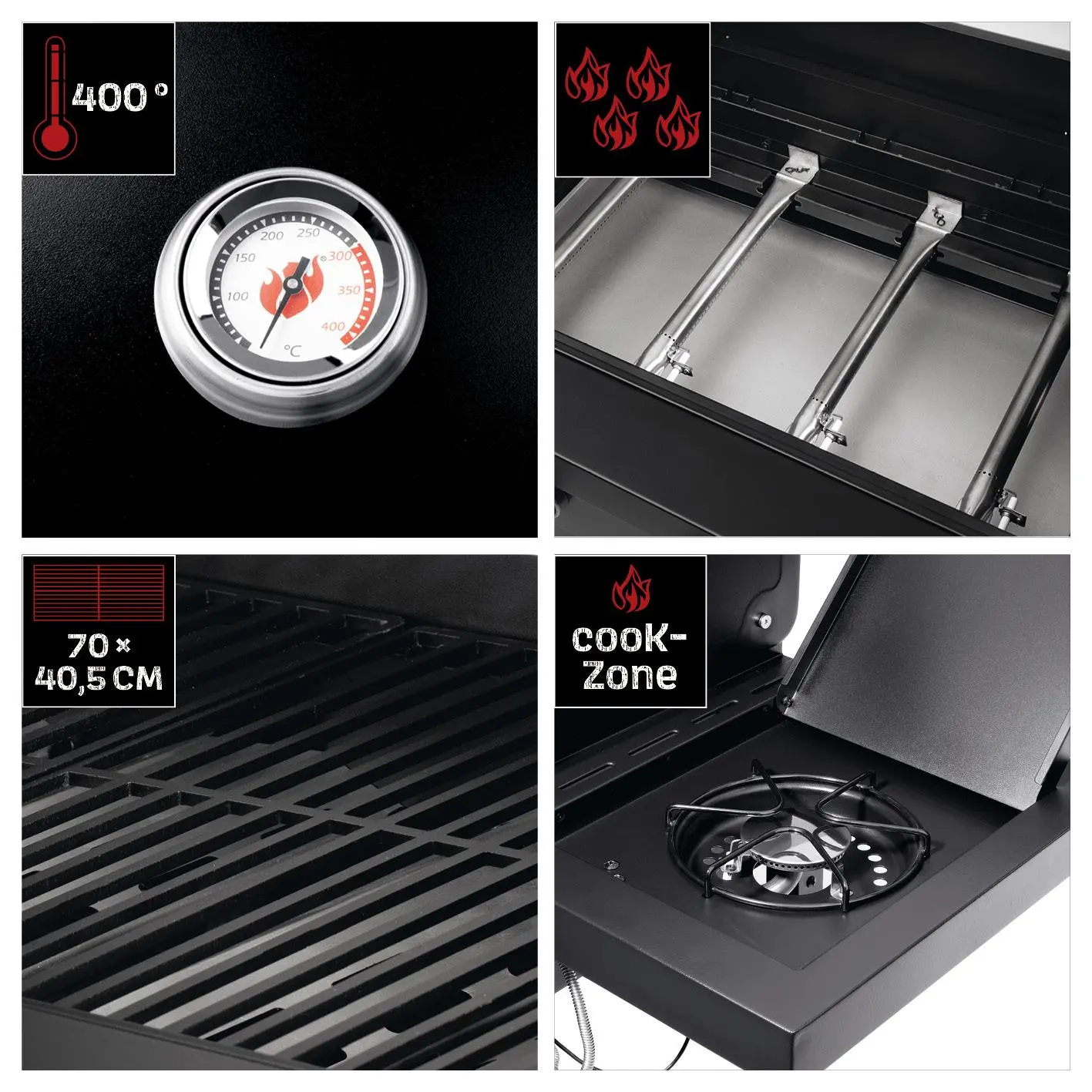Grill gazowy Landmann Rookie 4.1 Cook 13712