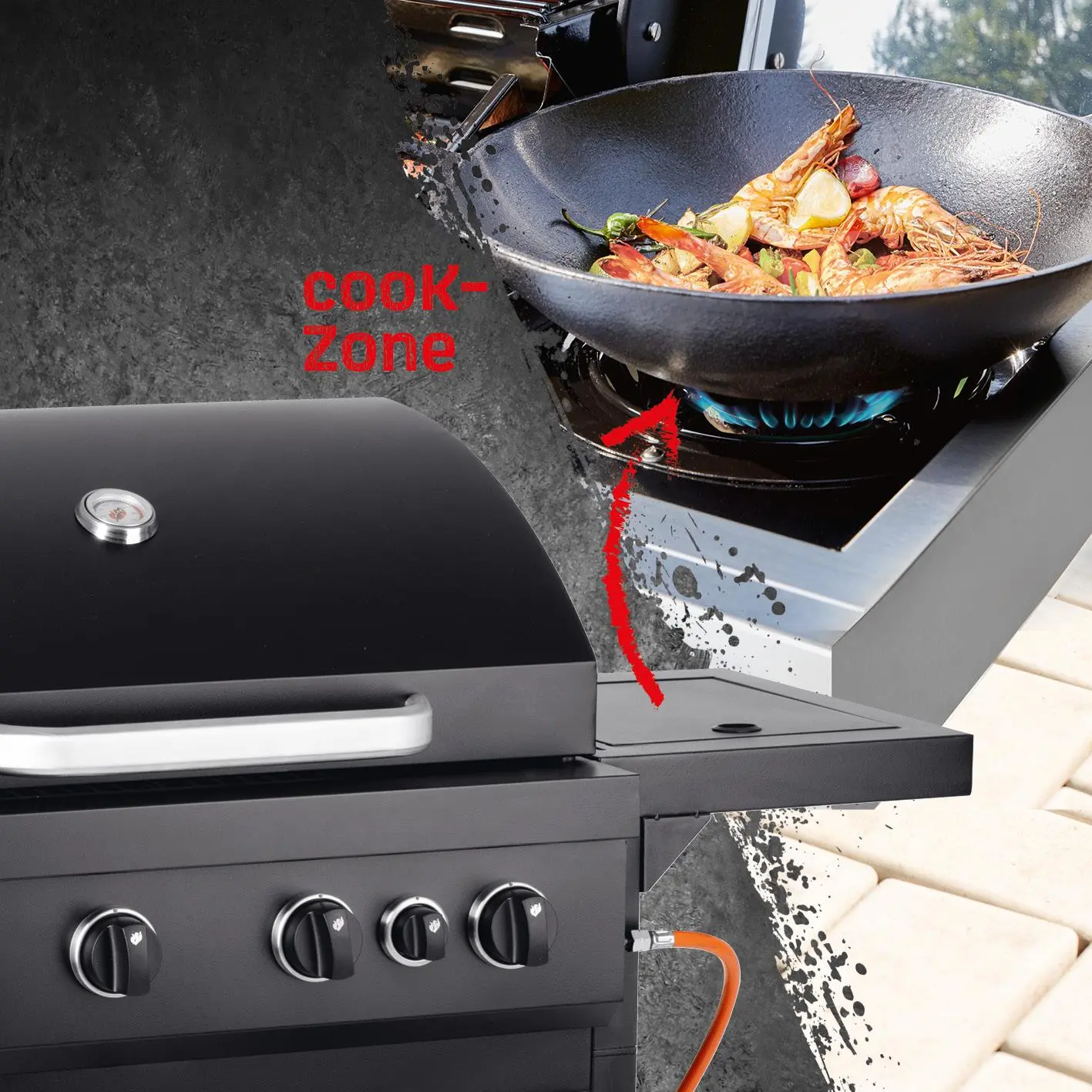 Grill gazowy Landmann Rookie 4.1 Cook 13712