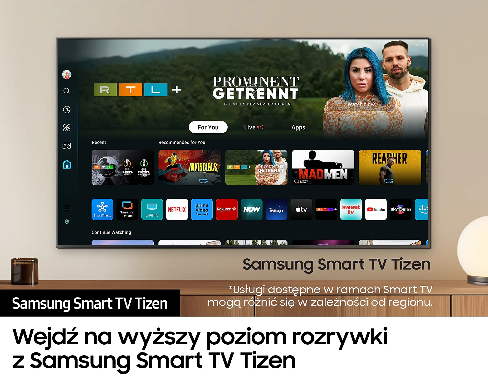 Telewizor Samsung QE55Q80DAT 55" QLED 4K 120Hz Tizen Dolby Atmos HDMI 2.1 DVB-T2