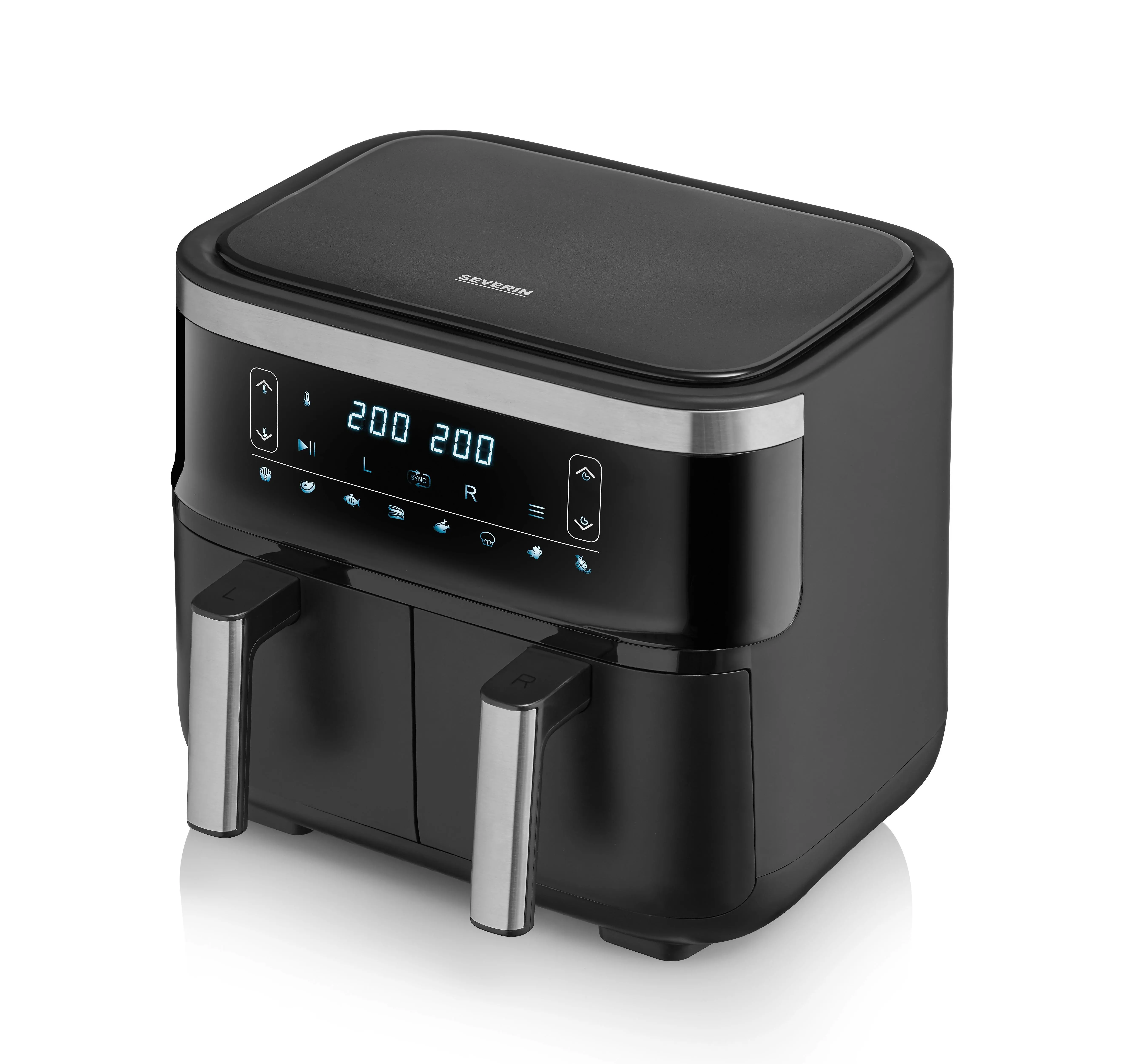 Frytkownica beztłuszczowa Severin DUO FR 2453 2850W 7,6L