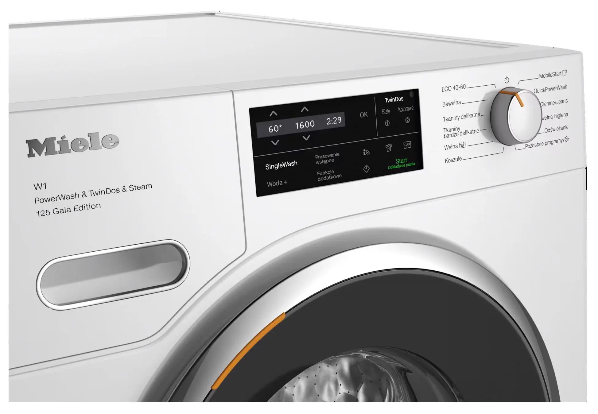 Pralka Miele 125 Edition WWI880 WCS 9kg 1600obr/min Zdalne sterowanie