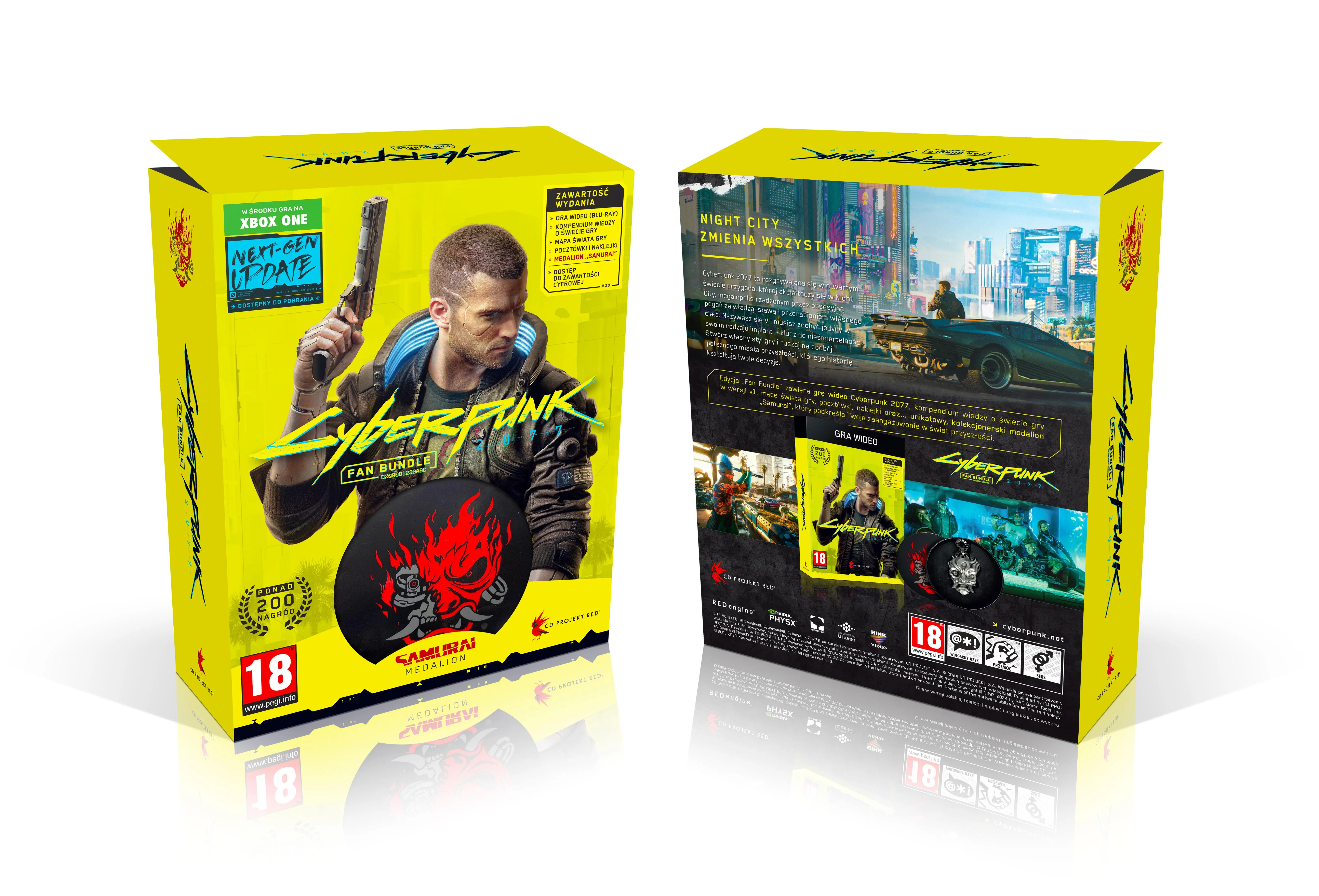 Cyberpunk 2077 Fan Bundle Gra na Xbox One (Kompatybilna z Xbox Series X)