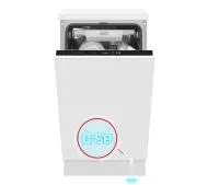 Amica DIM46B6ELOiD 44,8cm Automatyczne otwieranie drzwi Szuflada na sztućce