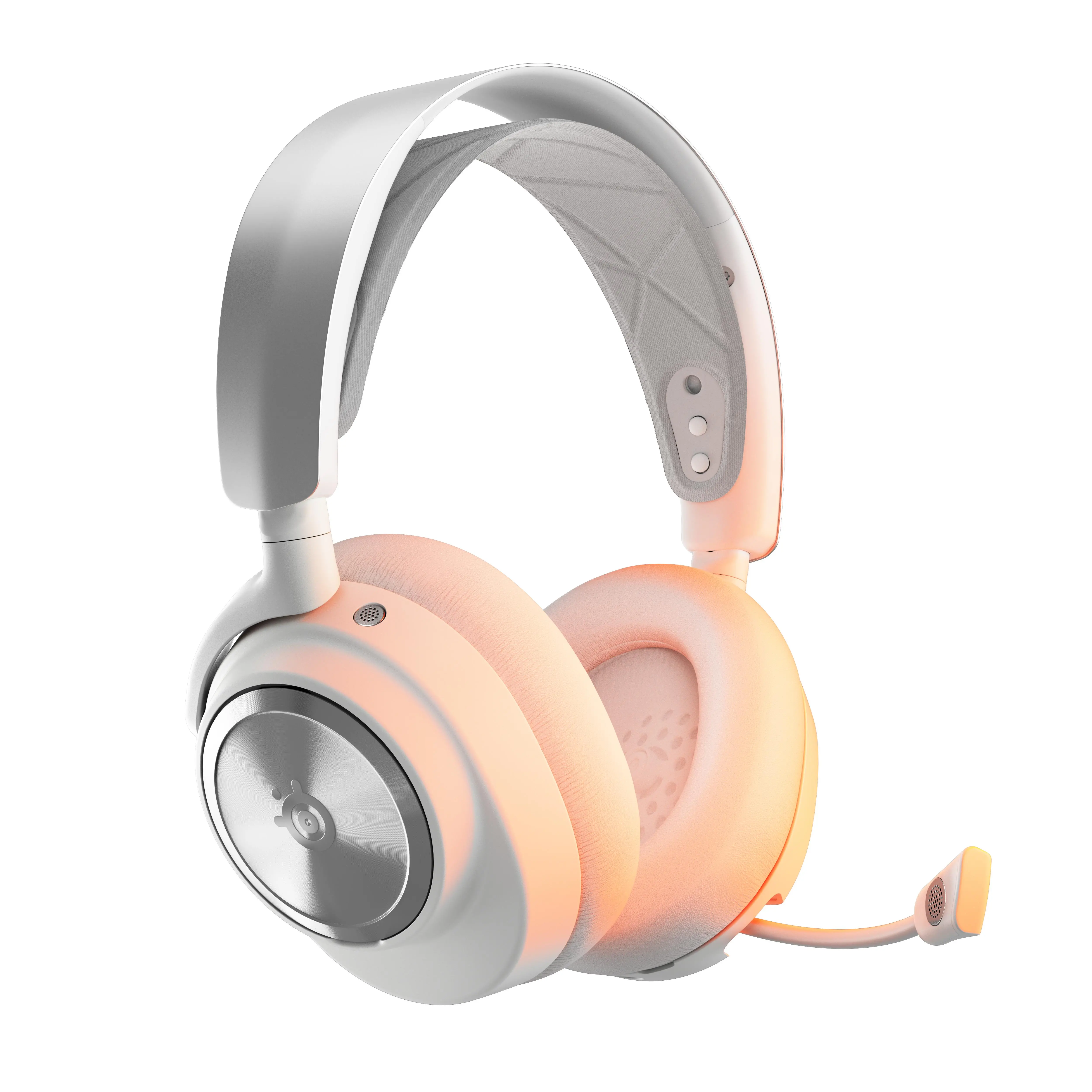 Słuchawki bezprzewodowe z mikrofonem SteelSeries Arctis Nova Pro Wireless Nauszne Biały