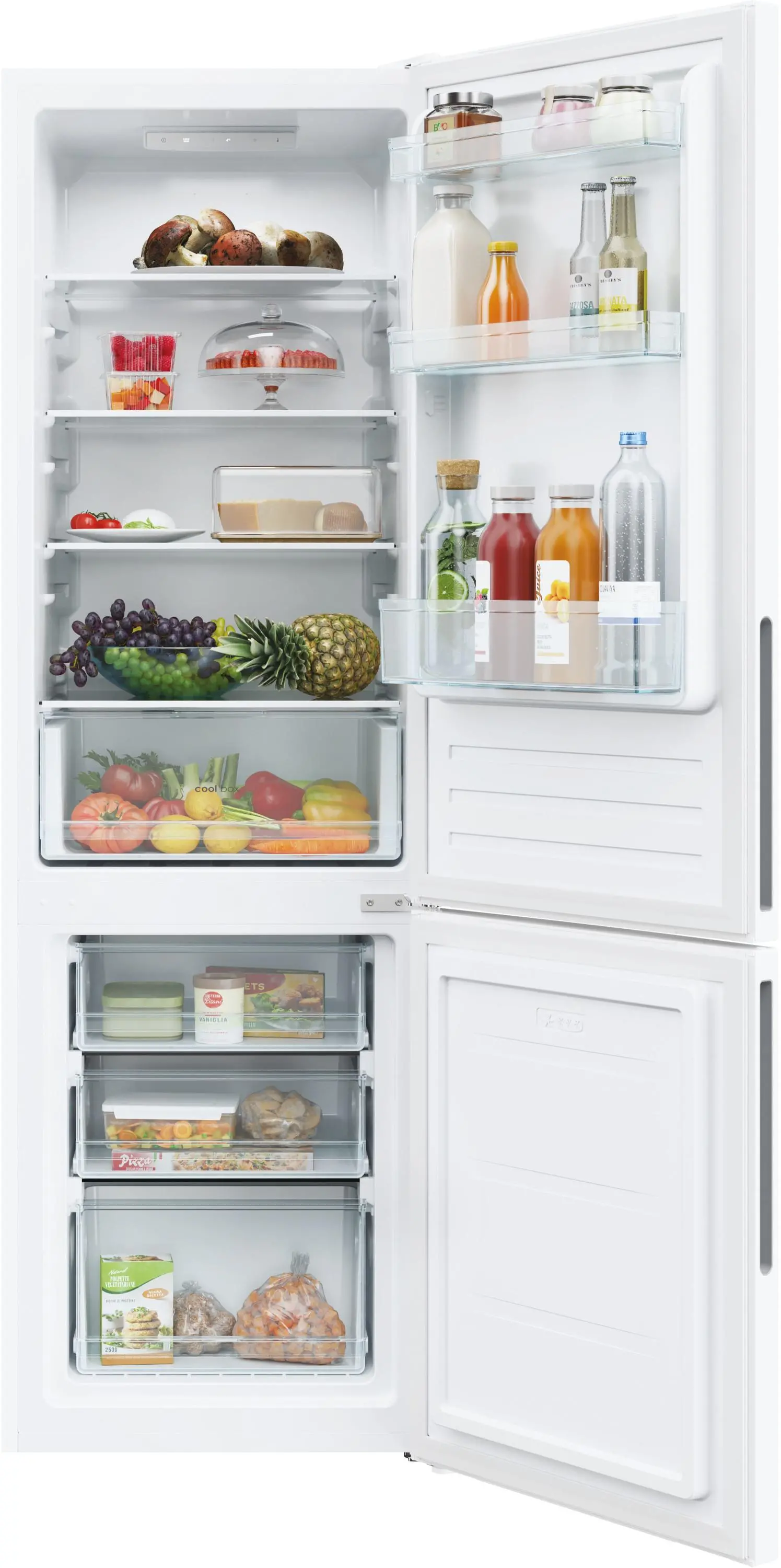 Lodówka Candy City Combi CCT3L517EW 176cm Biały