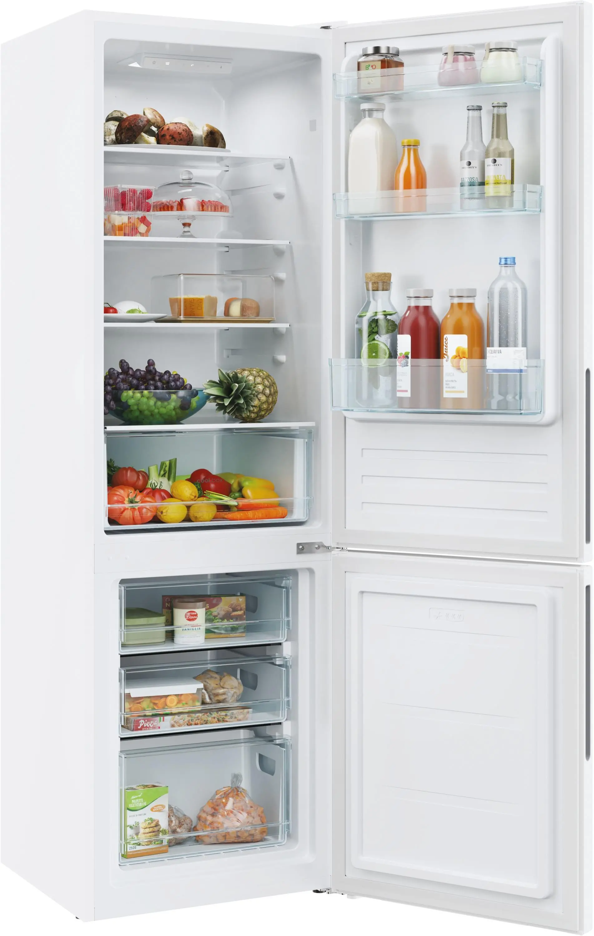 Lodówka Candy City Combi CCT3L517EW 176cm Biały