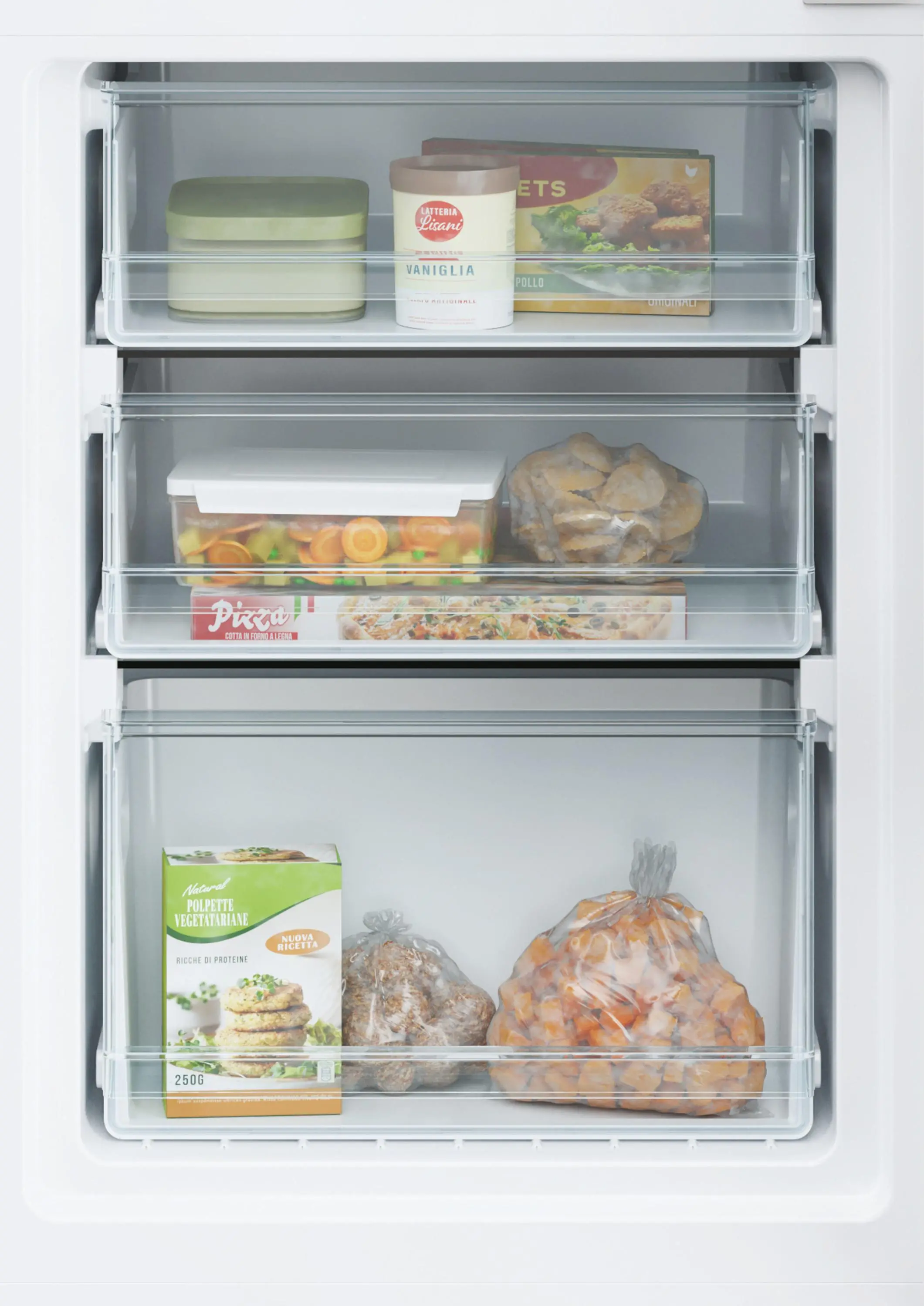 Lodówka Candy City Combi CCT3L517EW 176cm Biały
