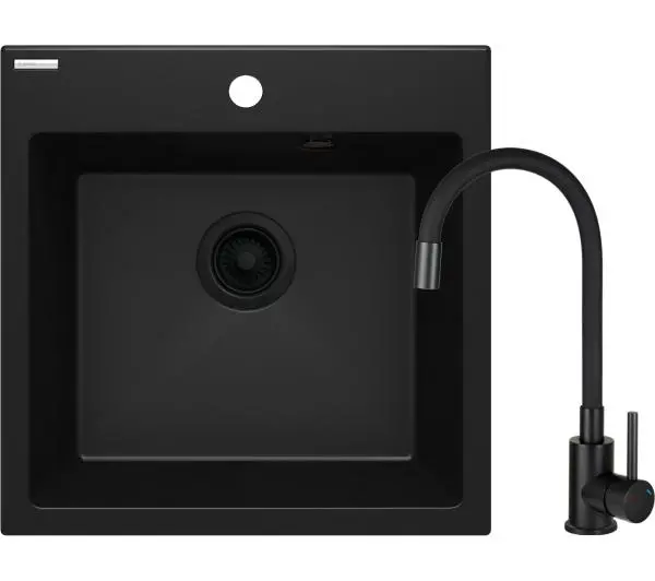 Deante Evora ZQJNN103 Nero + bateria Czarny