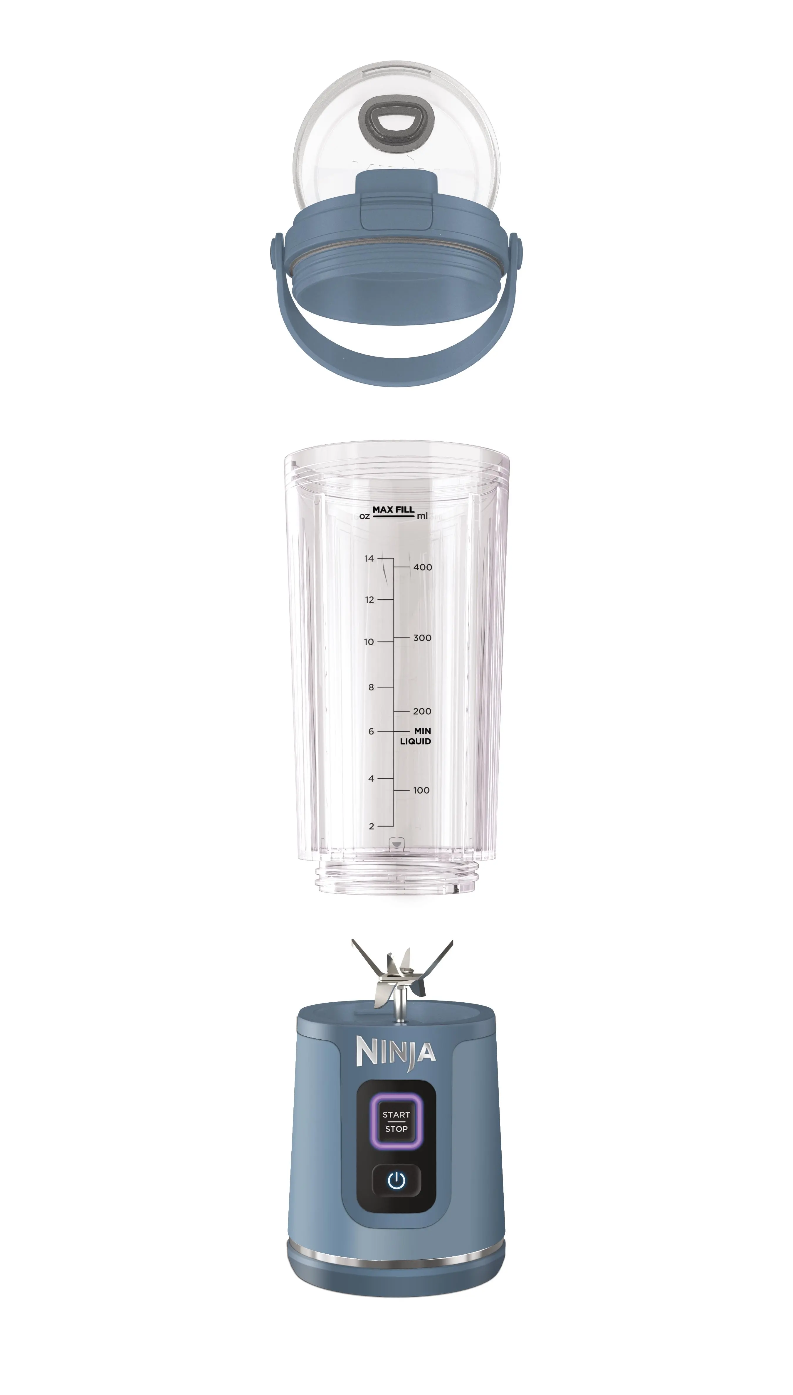 Blender kielichowy Ninja BC151EUNV Bezprzewodowy 0,53l