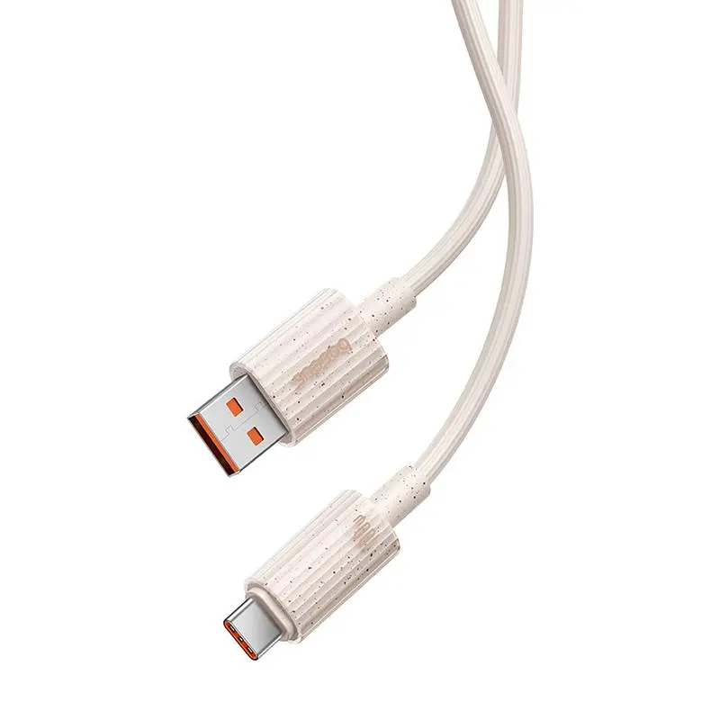 Kabel Baseus USB do USB-C Habitat Series 100W 1m Różowy